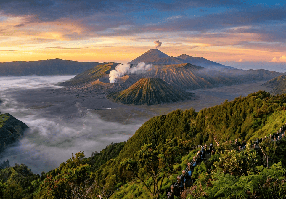 TOURISM TRAVEL 1D BROMO PANORAMA